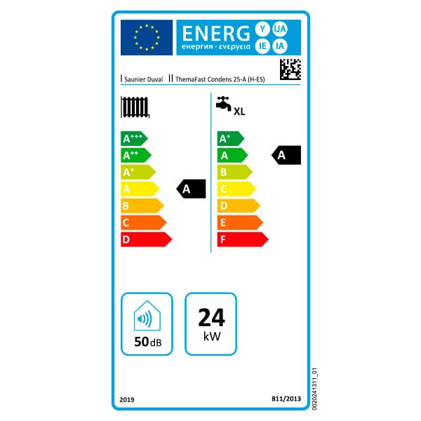 Themafast Condens 25-A (H-ES) Etiqueta Energética